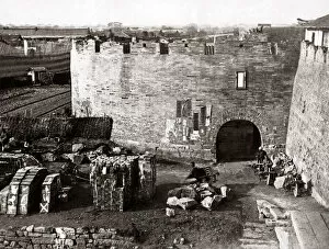 New Images May Collection: Walls of Shanghai, China, 1870s (John Reddie Black). Date: 1870s