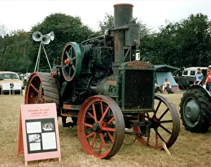 Motors Prints: Walsh and Clark Victoria oil ploughing engine