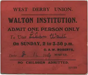 Forbidden Prints: Walton Institution Visiting pass