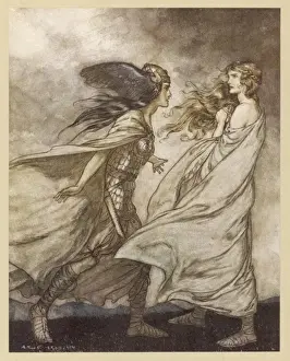 Gotterdammerung Prints: Waltraube, Brunnhilde