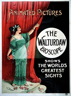 Animated Prints: Walturdaw Bioscope advert