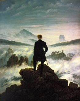 Mist Collection: Wanderer Above the Sea of Fog