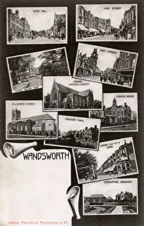 Wandsworth Prints: Wandsworth, London - The Principal Sights