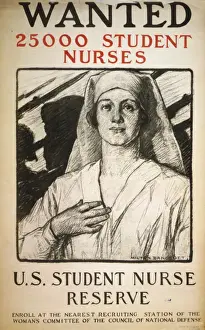 Reserve Prints: Wanted 25, 000 student nurses, US Student Nurse Reserve