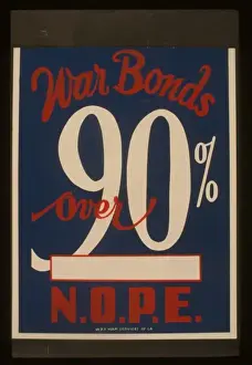 War bonds over 90% NOP. E