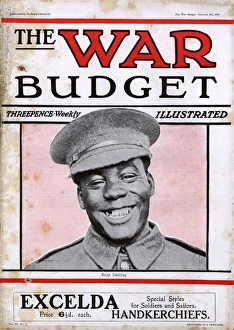 Images Dated 24th April 2017: The War Budget - black British soldier