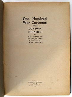 Images Dated 7th February 2013: One Hundred War Cartoons from LONDON OPINION