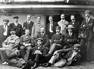War correspondents returning by ship from the Boer War