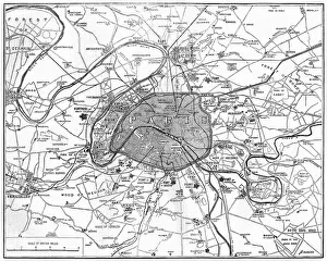 Prussian Prints: The War: Fortifications in Paris