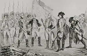 Victorious Prints: War of Independence of the USA. Cornwallis surrender