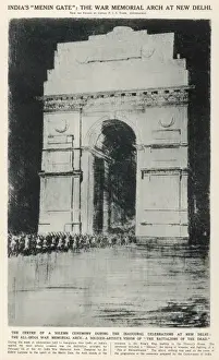 Lutyens Prints: War Memorial Arch at New Delhi