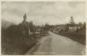 Wentworth Postcard Collection Gallery: War Memorial, Dochart Road, Killin, Stirling, Loch Tay, Stirlingshire, Scotland