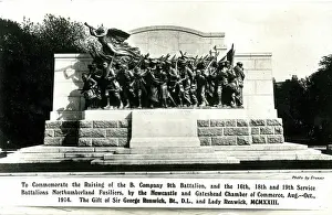 Chamber Prints: War Memorial, Newcastle and Gateshead Chamber of Commerce