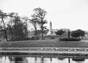 Duck Prints: War Memorial, Ward Park, Bangor