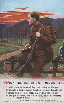 Images Dated 15th February 2017: When the War is Over, Maggie (1) WW1