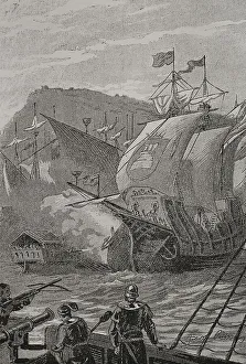 Peters Prints: War of the Two Peters (1356-1369). Conflict between