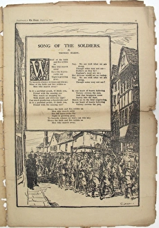 Images Dated 25th April 2012: War Poems from The Times