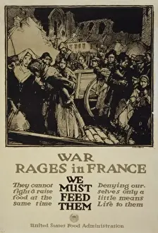 Rages Prints: War rages in France - We must feed them