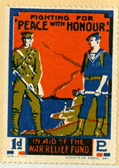 Fundraising Gallery: War Relief Fund stamp, WW1