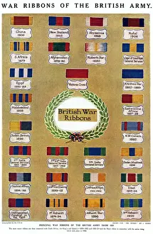 Ribbons Prints: War Ribbons of the British Army, WW1