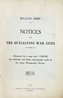 War Sites of the 1914-1918 Campaign