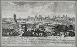 War of Spanish Succession (1702-1715). Entry of the troops o