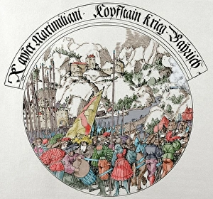 Images Dated 29th June 2014: War of the Succession of Landshut (1503-1505). Siege of Kufs