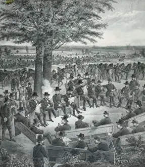 The war in Virginia Lieutenant General Grant in a council of