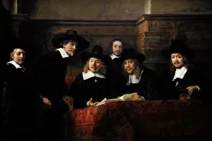 Baroque Gallery: The Wardens of the Amsterdam Drapers Guild, known as The Syn