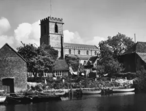 Nave Prints: Wareham Church 1950S