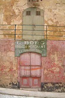 Warehouse doors, Valletta, Malta