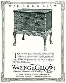 Waring and Gillow Advertisement