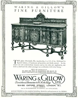Waring and Gillow Advertisement