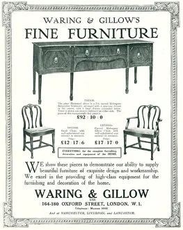 Waring and Gillow Advertisement