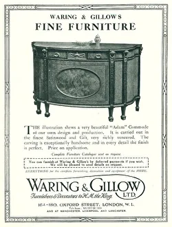 Waring and Gillow Advertisement