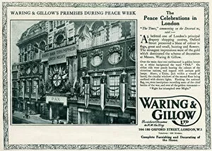 Waring & Gillows premises during peace week 1919