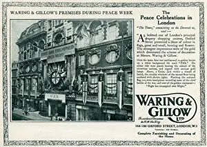 Gillow Prints: Waring & Gillows premises during peace week 1919