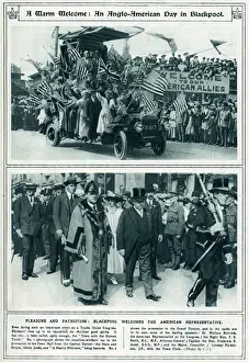 Blackpool Prints: Warm welcome: Anglo American day in Blackpool