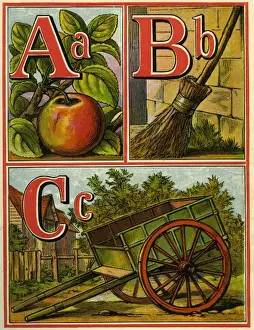 Warne Prints: Warne alphabet 1875. ABC