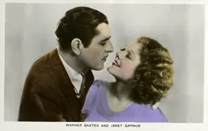 Images Dated 4th April 2019: Warner Baxter and Janet Gaynor