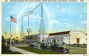 Pylon Gallery: Warner Brothers Studios, Sunset Boulevard, Hollywood, USA