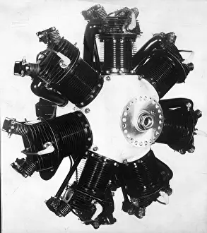 Scarab Prints: Warner Super Scarab seven-cylinder air-cooled radial