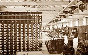 Warping, linen production, Victorian period
