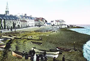 Warrenpoint Prints: Warrenpoint, County Down, Ireland, hand coloured photo
