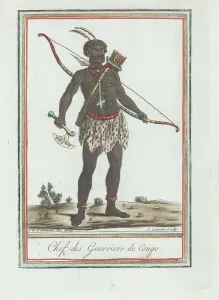 Quiver Prints: Warrior chief of the Kingdom of Congo, Africa