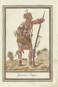 Racism Prints: Warrior of the Iroquois Confederacy