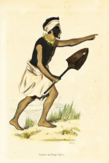 Nation Prints: Warrior of Tongatapu, Kingdom of Tonga