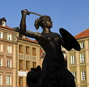 Images Dated 14th August 2013: Warsaw Mermaid, 1855, by Konstanty Hegel (1799-1876). Poland