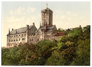 Thuringia Gallery: Wartburg, from the east, Thuringia, Germany