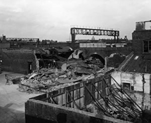 Images Dated 24th February 2011: Wartime bomb damage, Lambeth, south east London